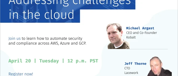 Addressing challenges in the cloud - Kobalt.io