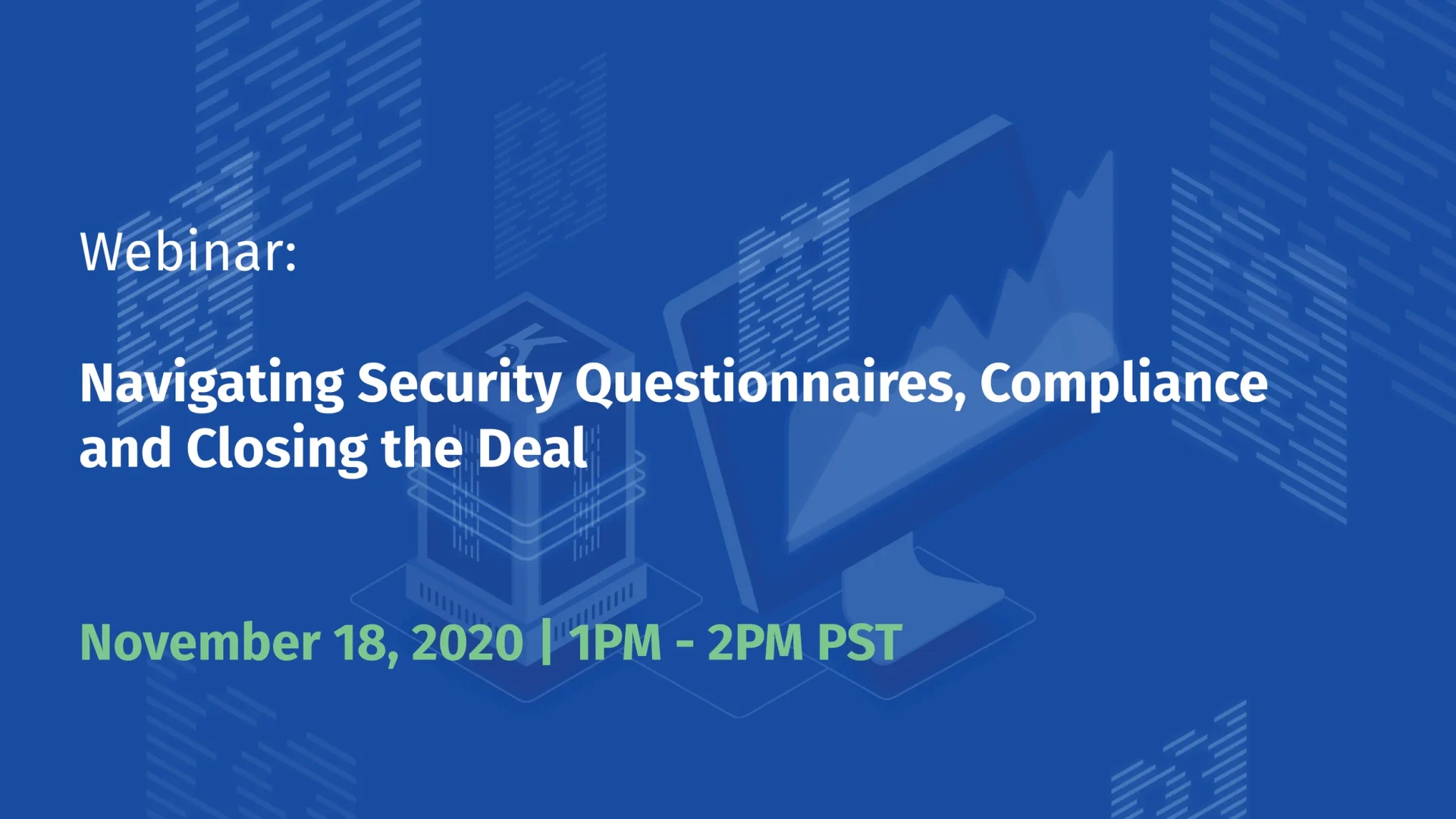 Webinar Security Questionnaire