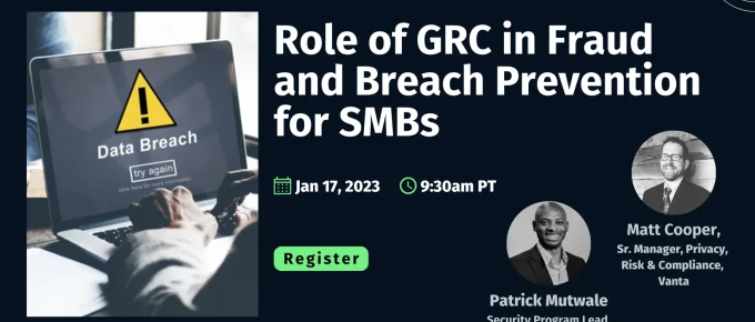 Kobalt.io Webinar GRC with Vanta Register