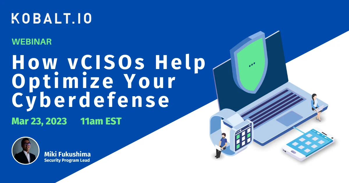 Kobalt.io vCISO Webinar