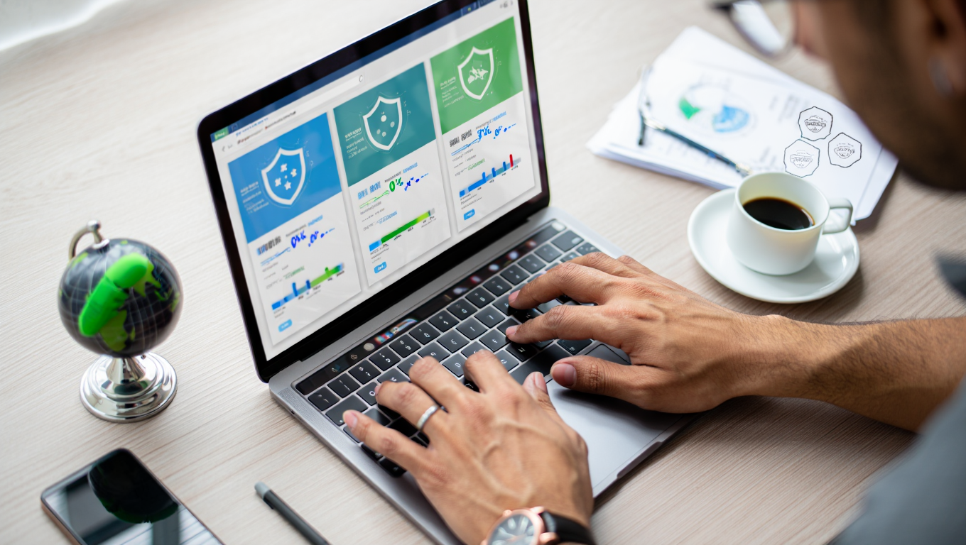 Person working on ISO 27001 in a GRC platform